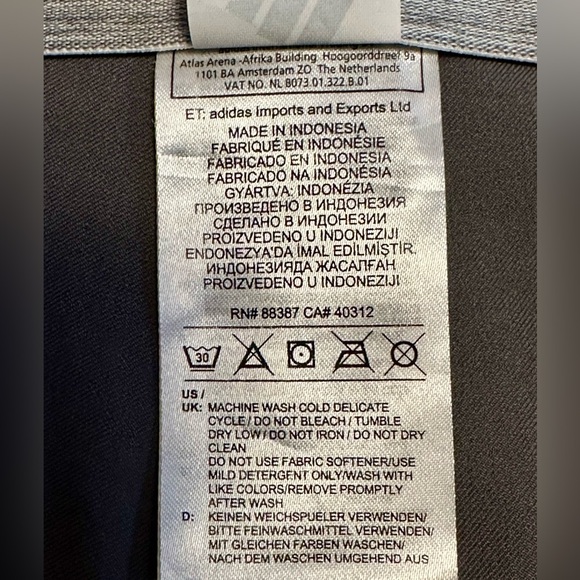 Men’s Adidas Grey Golf Pants 36x32 - Picture 7 of 9